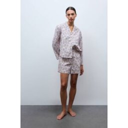 MONOPRIX Short imprimé en coton BIO GOTS S
