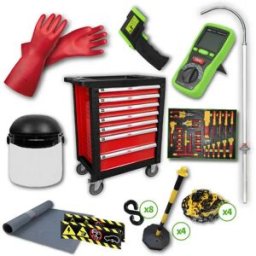 Jbm Servante D´atelier Spéciale Vde à 7 Tiroirs Red One Size