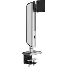 SpeaKa Professional SP-MM-1040 Support de table pour écran 1 Écran(s) 43,2 cm (17) - 124,5 cm (49) noir, Silver rotatif, inclinable, rotatif, réglable en