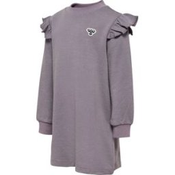 Hummel Robe Courte à Manches Longues Mini Wool Grey Ridge 104 cm Fille
