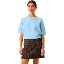 Garcia Pull à Manches Courtes U260046 Breeze Blue S Femme
