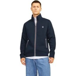 Jack & Jones Sweat-shirt à Zip Ronaldo Navy Blazer L Homme