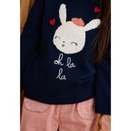 Petit Béguin Pull bébé en tricot Aimée