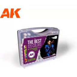 Ak Interactive Malette de Peinture - 120 Couleurs pour Wargame, Fantasy & Sci-Fi