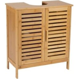 Andrea House Meuble Sous Vasque En Bambou 60x30x62 Cm Brown One Size