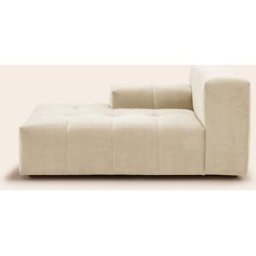 MADURA Méridienne Modulable G Uberto Opal sable doux - NATUREL 90x150xH66 cm
