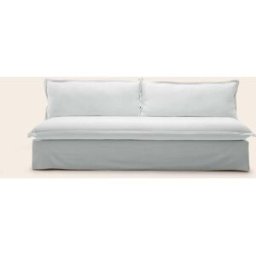 MADURA Banquette Salvina Barbate nuage - GRIS 240x95xH80 cm