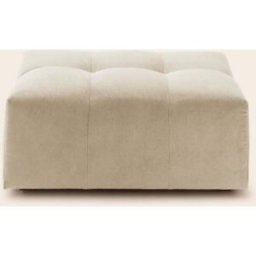 MADURA Pouf Modulable Uberto Opal sable doux - NATUREL 90x70 cm