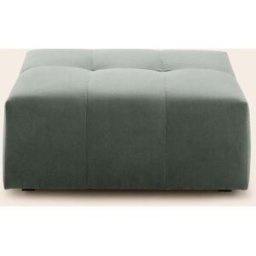 MADURA Pouf Modulable Uberto Opal kaki grisé - VERT 90x70 cm
