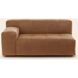 MADURA Canapé Modulable Accoudoir G Uberto Opal caramel - MARRON 150x90xH66 cm