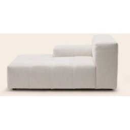 MADURA Méridienne Modulable G Uberto Glory ivoire - IVOIRE 90x150xH66 cm