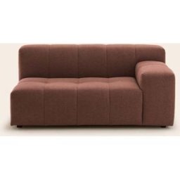 MADURA Canapé Modulable Accoudoir D Uberto Glory rouille - ORANGE 150x90xH66 cm