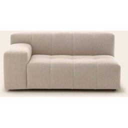 MADURA Canapé Modulable Accoudoir G Uberto Glory naturel - NATUREL 150x90xH66 cm