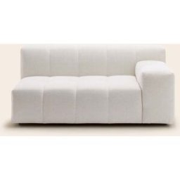 MADURA Canapé Modulable Accoudoir D Uberto Glory ivoire - IVOIRE 150x90xH66 cm