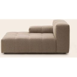 MADURA Méridienne Modulable G Uberto Glory taupe - MARRON 90x150xH66 cm