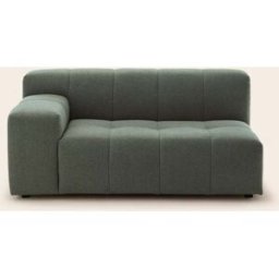 MADURA Canapé Modulable Accoudoir G Uberto Glory vert forêt - VERT 150x90xH66 cm