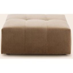 MADURA Pouf Modulable Uberto Opal beige chaud - BEIGE 90x70 cm
