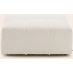 MADURA Pouf Modulable Uberto Sym écru bouclé - ECRU 90x70 cm