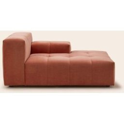 MADURA Méridienne Modulable D Uberto Opal orange corail - ORANGE 90x150xH66 cm