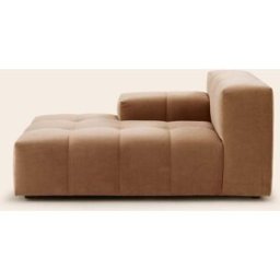 MADURA Méridienne Modulable G Uberto Opal caramel - MARRON 90x150xH66 cm