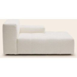 MADURA Méridienne Modulable D Uberto Sym écru bouclé - ECRU 90x150xH66 cm