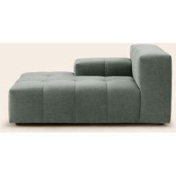MADURA Méridienne Modulable G Uberto Opal kaki grisé - VERT 90x150xH66 cm