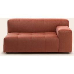 MADURA Canapé Modulable Accoudoir D Uberto Opal orange corail - ORANGE 150x90xH66 cm