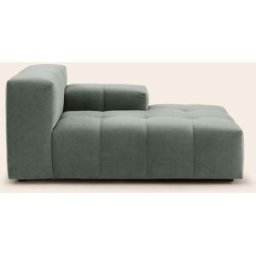 MADURA Méridienne Modulable D Uberto Opal kaki grisé - VERT 90x150xH66 cm