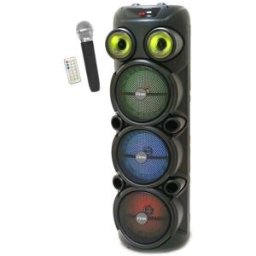 Enceinte Karaoke Lumineuse Bluetooth Inovalley Ka129-xxl 1000 W 3x8" Micro Sans Fil Batterie