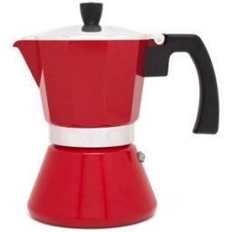 Vienna Acoustics Leopold Vienna Lv113007 Machine À Café Manuelle Cafetière À Moka 0,31 L Rouge