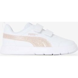 Puma Courtflex V3 Cf Glitter - Bébé blanc/rose 27 unisexe