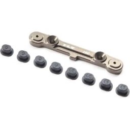 Losi Support De Goupille De Charnière Arrière Lrc Black One Size unisex