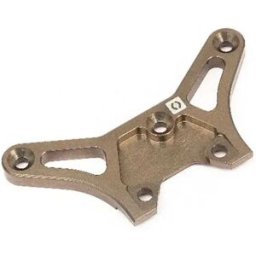 Hpi Racing Kit De Renfort De Châssis Aluminum Front Upper Black One Size unisex