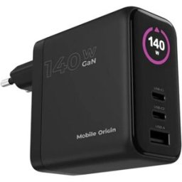 Mobile Origin Chargeur Mural Usb-c Pw21 140w Black One Size unisex