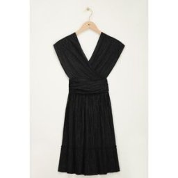 Robe noire courte en lurex My Jewellery Noir L femme