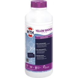 Anti-algues piscine spécial moutarde hth YELLOW Shock liquide