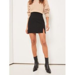 Lipsy Lipsy mini-jupe fendue sur les côtés Noir EU 34 (UK 6)