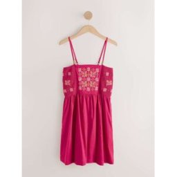 Next Mini Robe d'été Brodé À bretelles Détail de perles roses EU 34 (UK 6)