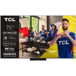 TCL TV 190 cm QD Mini-LED 4K 75C6KPRO