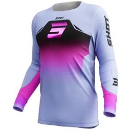 Maillot Cross Aerolite Phase 27 SHOT lavande/noir/rose male