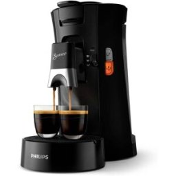 Philips CSA230/69 CSA230/69 Machine à café à dosettes noir avec sortie deau chaude, One Touch