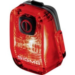 Sigma Feu arrière de vélo HIRO 10 Luminaire LED fonctionnant à pile à batterie
