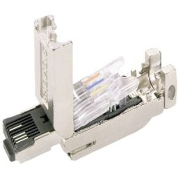 IE FC RJ45 Plug 180, connecteur RJ45 avec connexion FC, 180°, 1 pièce Siemens 6GK19011BB102AA0 multicolore 1 pc(s)