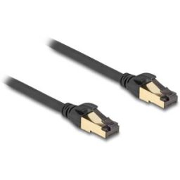 Delock 80251 RJ45 Câble réseau, câble patch CAT 7 S/FTP 5.00 m noir 1 pc(s)
