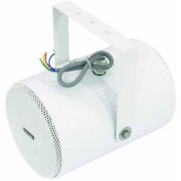 Enceinte ELA de plafond Omnitronic PS-25 blanc 20 W 100 V protégé contre les intempéries, protégé contre les projections deau