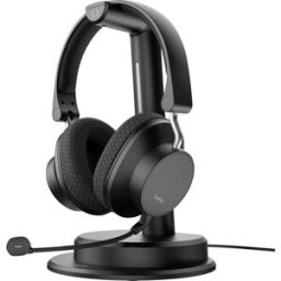Hama BT-900 Bluetooth®-Headset, Multipoint, Ladestation, ENC, kabellos, Schw. Micro-casque supra-auriculaire noir