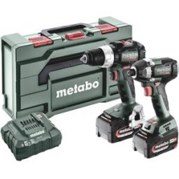 Perceuse-visseuse sans fil, Clé à chocs sans fil Metabo BSLBL+SSD200LTBL 685196000 18 V 5.2 Ah Li-Ion + batterie, + chargeur