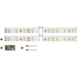 Bandeau LED TAMS Elektronik 53-01450-02-C en fonction du sens de la marche, variation, commutation avec module Convient pour (modélisme ferroviaire): éclairage
