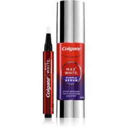 Colgate Max White Pen + Purple Serum Set kit de blanchiment pour les dents