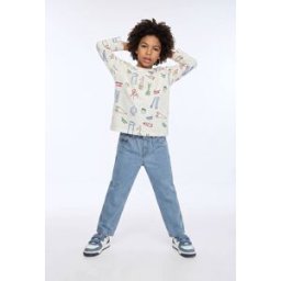 MONOPRIX Pantalon droit élastiqué uni en coton 3 ans